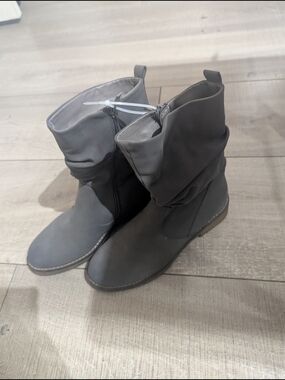 Dream Pairs Women's Slouchy Ankle Boots - Gray